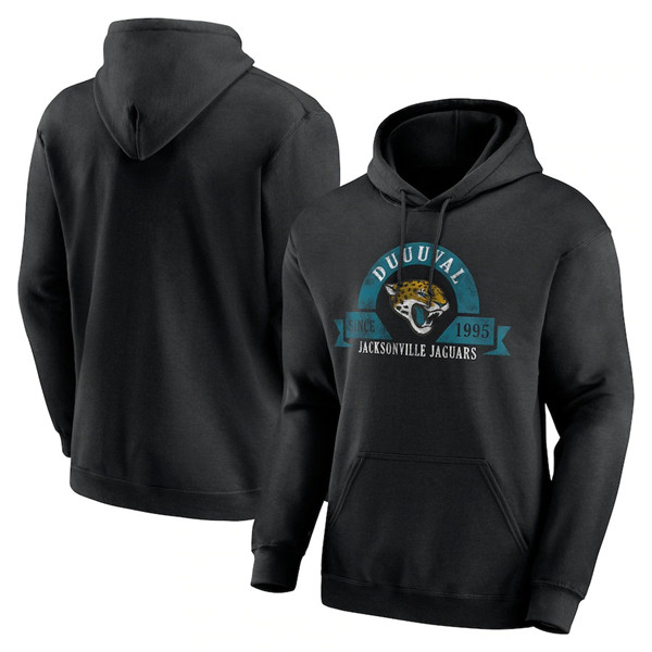 Men's Black Jacksonville Jaguars Pullover Hoodie